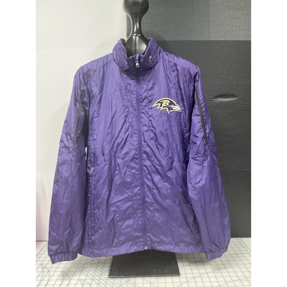 Baltimore Ravens Men's G-III Tailback Full Zip Pullover Windbreaker Jacket